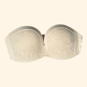 Delimira Lace Strapless Bra | Size 36C | New with Tags | Rose White